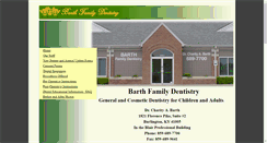 Desktop Screenshot of barthfamilydentistry.com